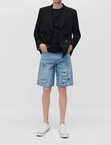 Pantaloni Scurti Reserved, albastru