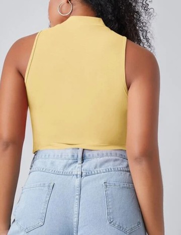 Top SHEIN CURVE, galben
