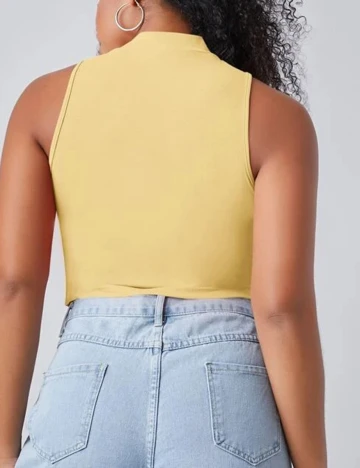 Top SHEIN CURVE, galben