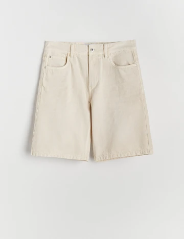 Pantaloni scurti Reserved, crem