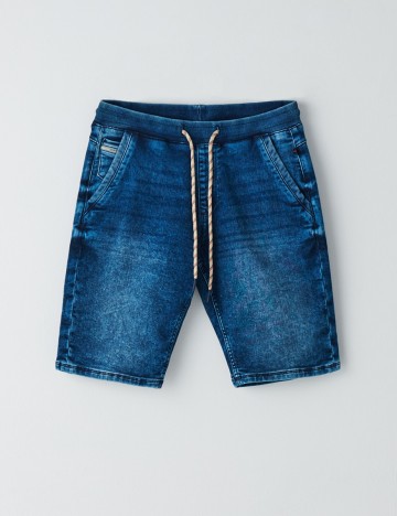 Pantaloni scurti CROPP, albastru, 28