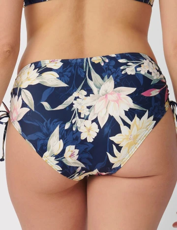 Chilot de baie Botanical Leaf Midi Triumph, bleumarin