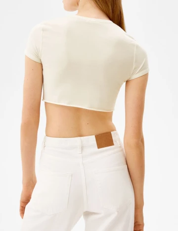 Top Bershka, alb
