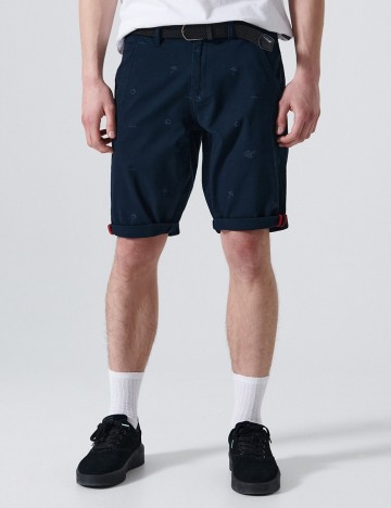 Pantaloni Scurti CROPP, bleumarin, 28