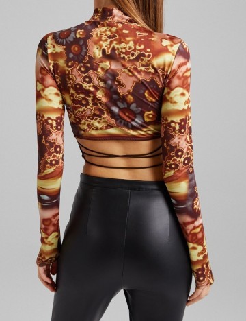 Top Bershka, maro