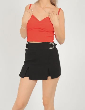 Top Bershka, rosu