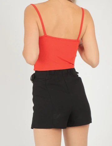 Top Bershka, rosu