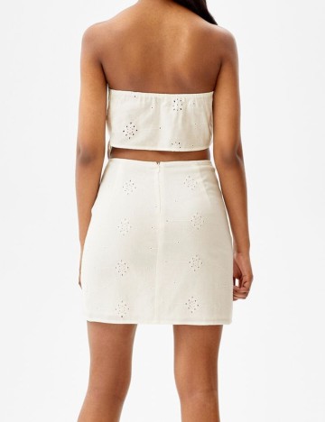 Top Bershka, alb