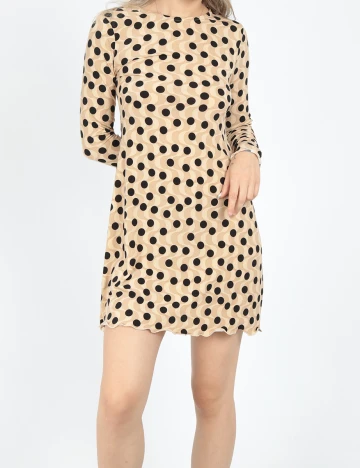 Rochie scurta Stradivarius, crem
