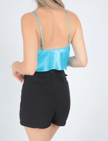 Top Bershka, albastru