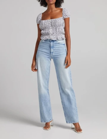 Top Bershka, alb