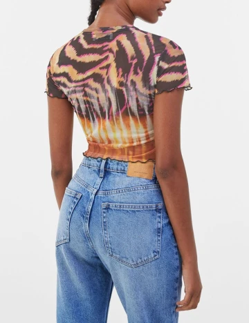 Top Bershka, mix culori