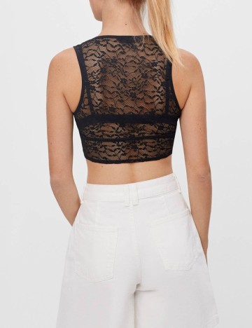 Top Bershka, negru