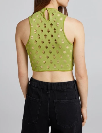 Top Bershka, verde