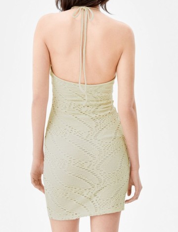Rochie scurta Bershka, crem