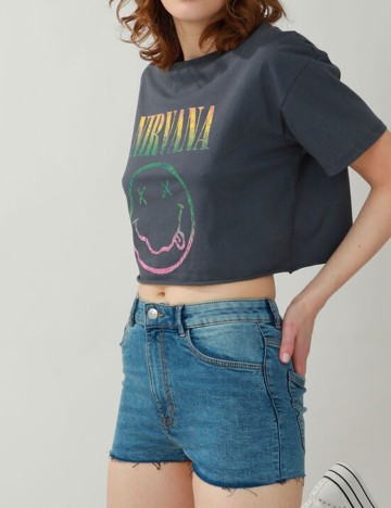 Pantaloni scurti Pimkie, albastru, 36