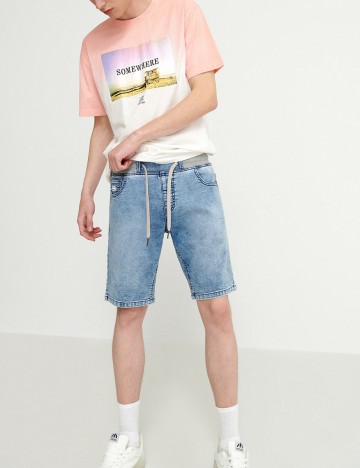 Pantaloni Scurti House Brand, albastru, 29
