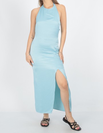 Rochie Lunga Bershka, bleu, XS