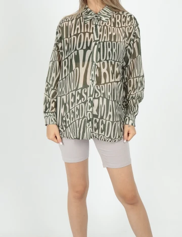 Camasa Stradivarius, verde