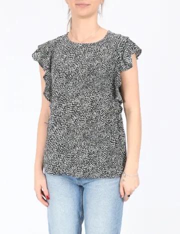 Bluza Stradivarius, negru
