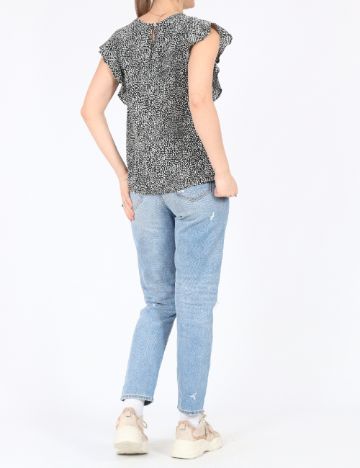 Bluza Stradivarius, negru
