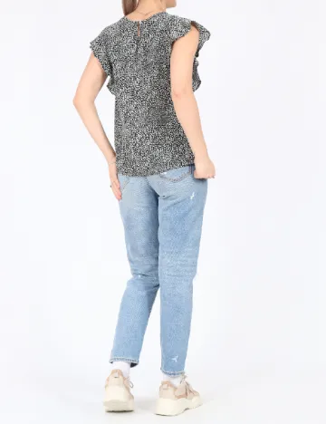 Bluza Stradivarius, negru