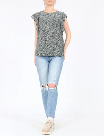 Bluza Stradivarius, negru