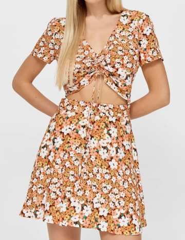 Top Stradivarius, floral