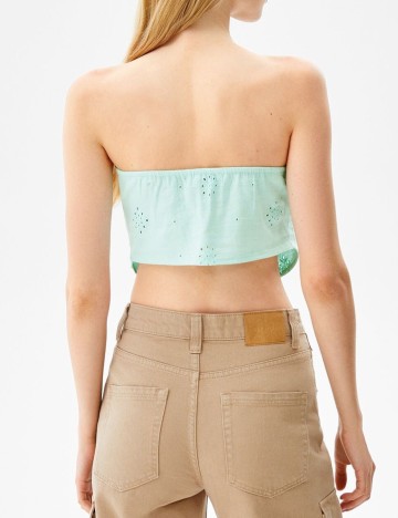 Top Bershka, verde