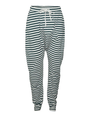 Pantaloni Vero Moda, alb/verde, S