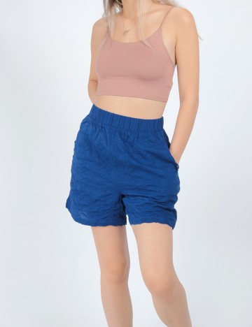Pantaloni Scurti Vero Moda, albastru inchis, M