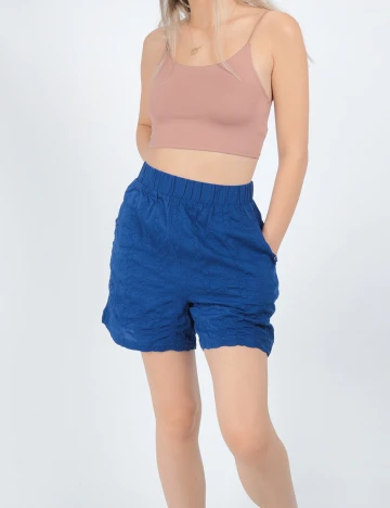 Pantaloni Scurti Vero Moda, albastru inchis