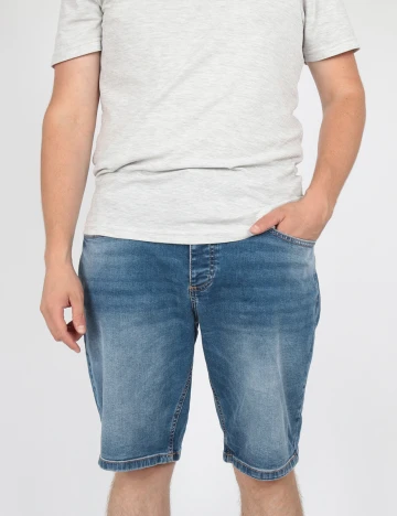 Pantaloni Scurti Reserved, albastru denim
