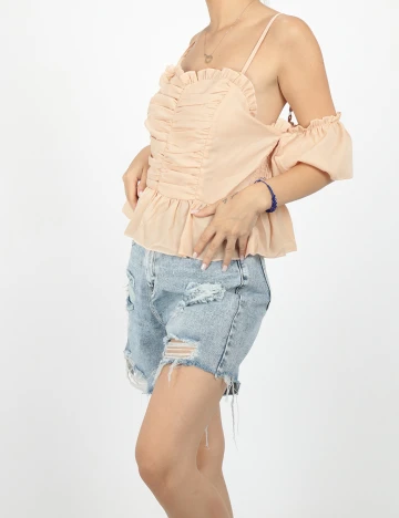 Top SHEIN CURVE, crem