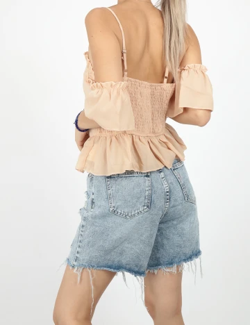 Top SHEIN CURVE, crem