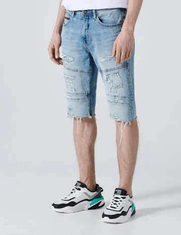 Pantaloni scurti CROPP, albastru