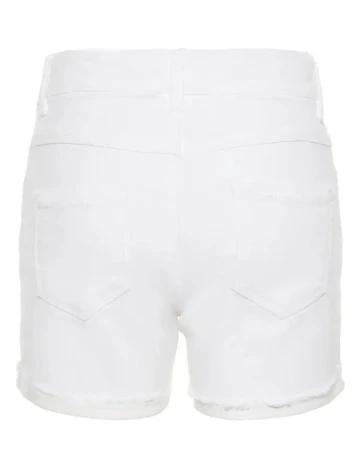Pantaloni scurti Name It, alb