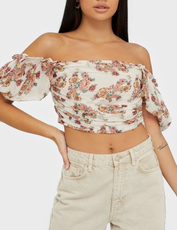 Top NELLY, floral