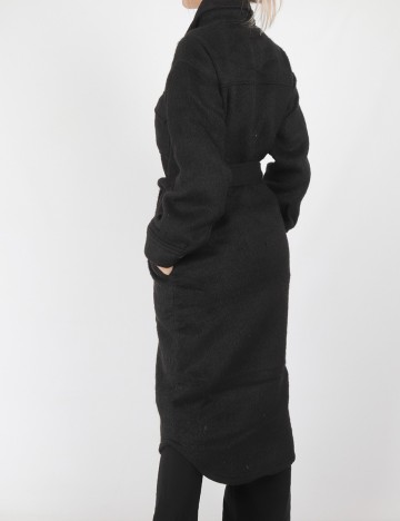 Palton BUBBLEROOM, negru