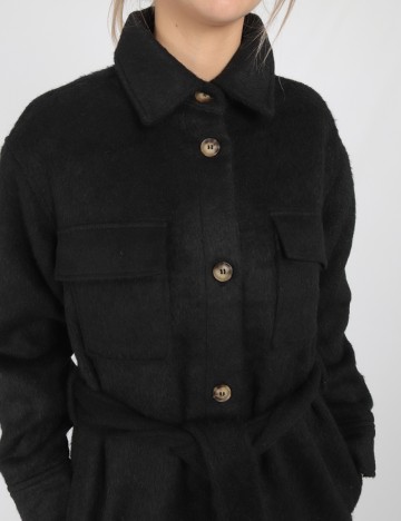Palton BUBBLEROOM, negru