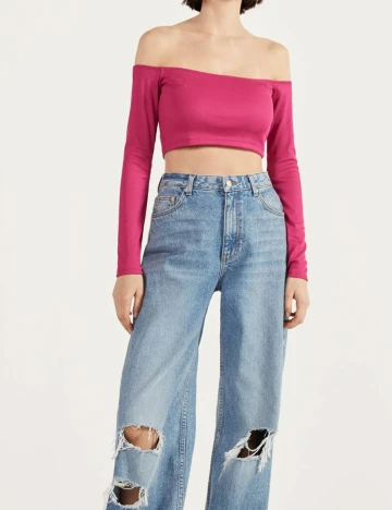 Top Bershka, magenta