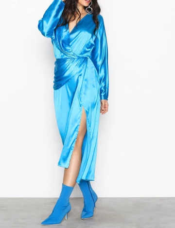 Rochie medie NELLY, albastru