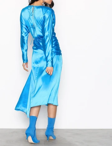 Rochie medie NELLY, albastru