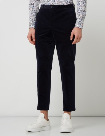 Pantaloni s.Oliver, bleumarin