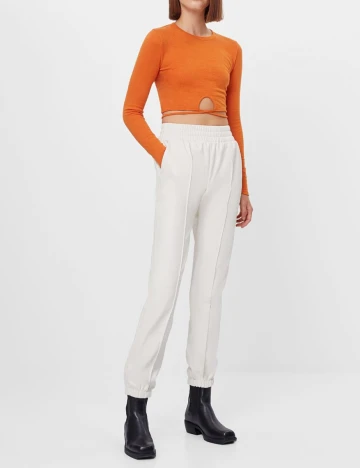 Top Bershka, portocaliu
