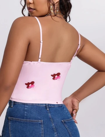Top SHEIN CURVE, roz