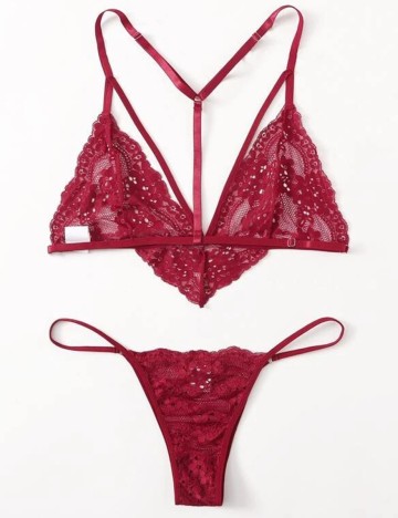 Set lenjerie SHEIN CURVE, rosu