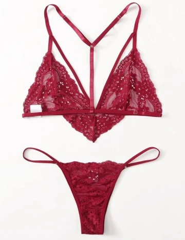 Set lenjerie SHEIN CURVE, rosu