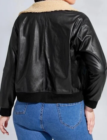 Jacheta SHEIN CURVE, negru