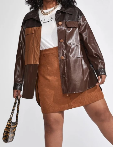 Jacheta SHEIN CURVE, maro